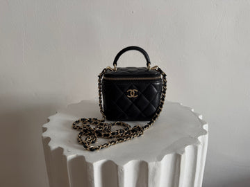 Chanel Square Chain Vanity Bag