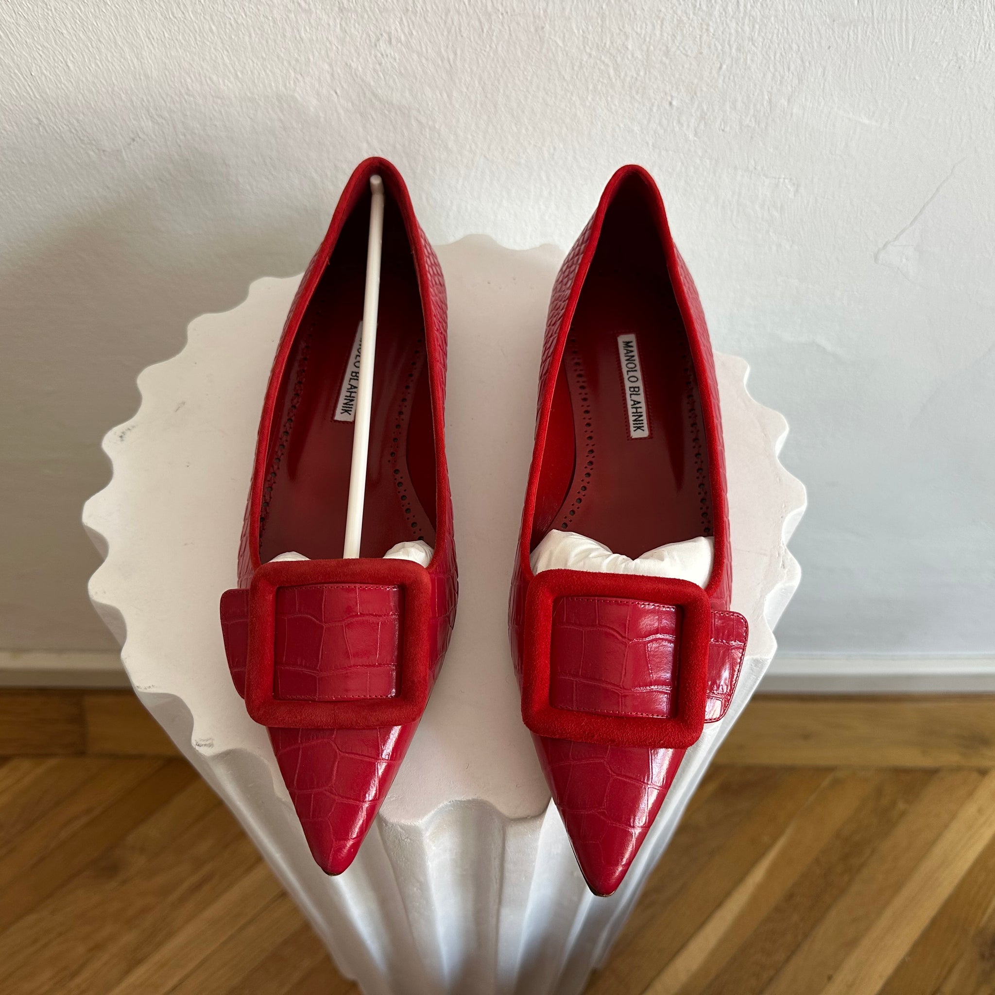 Manolo Blahnik Maysale Ballerinas 39