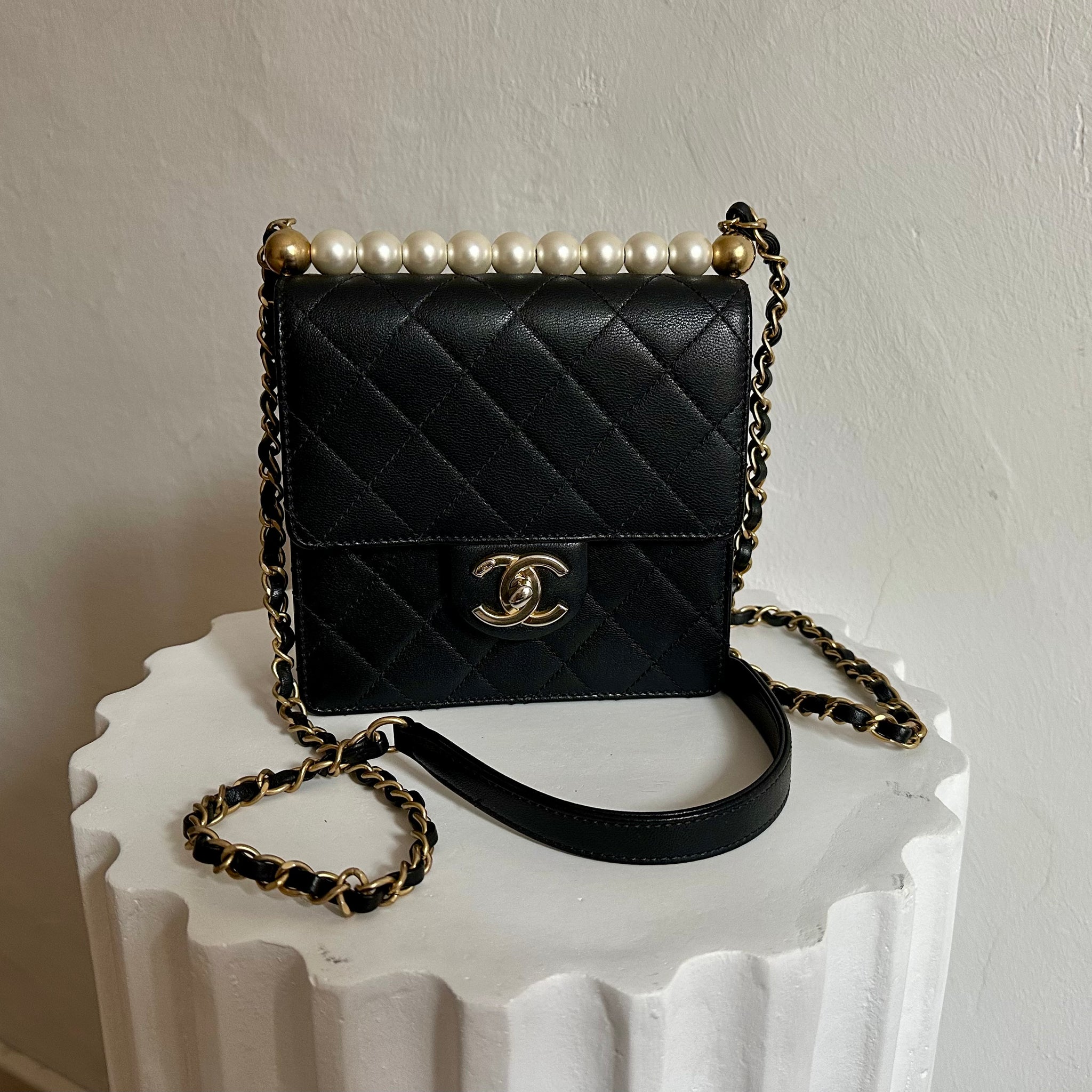 Chanel Chic Pearls Flap Bag