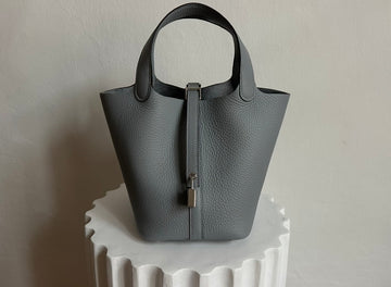 Hermès Picotin 18 Gris Pantin