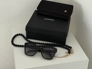 Chanel Chain Logo Square Sunglasses CH5487A