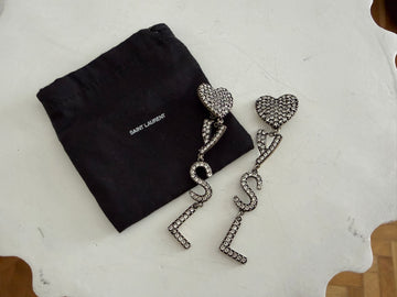 YSL Logo Earrings