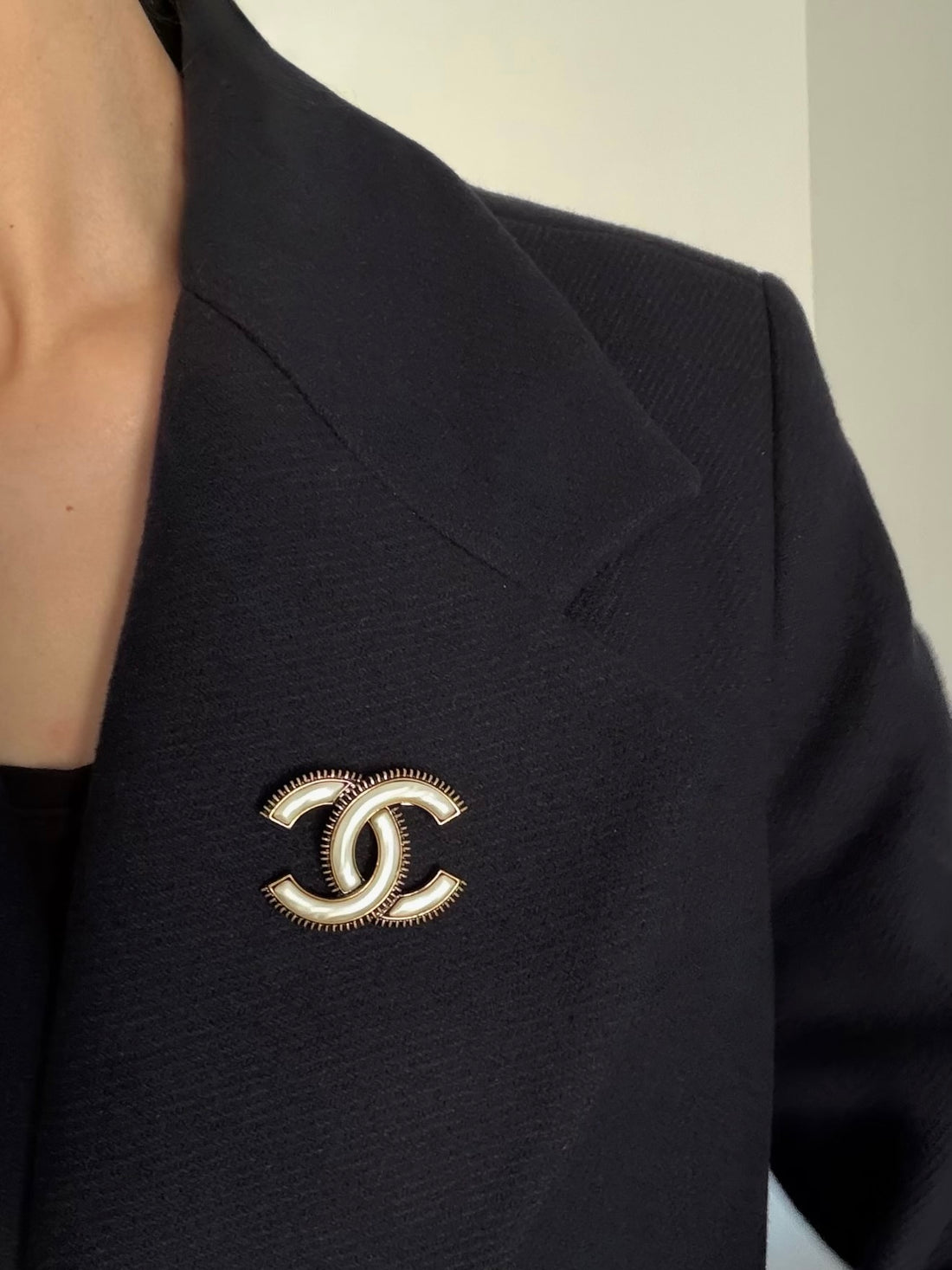 Chanel 2024 CC Logo Brooch