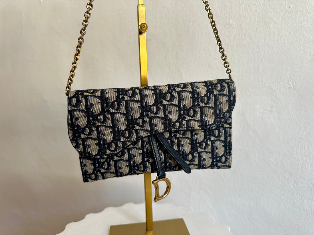 Dior Saddle Wallet on Chain