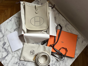 Hermès Mini Evelyne 16 Beton