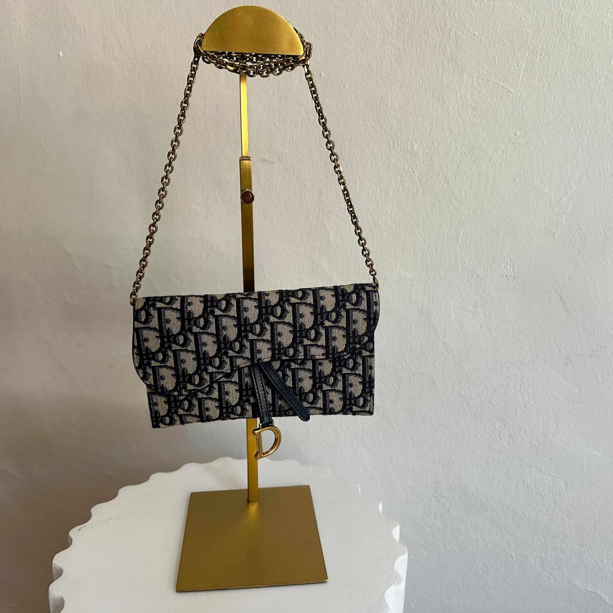 Dior Saddle Wallet on Chain