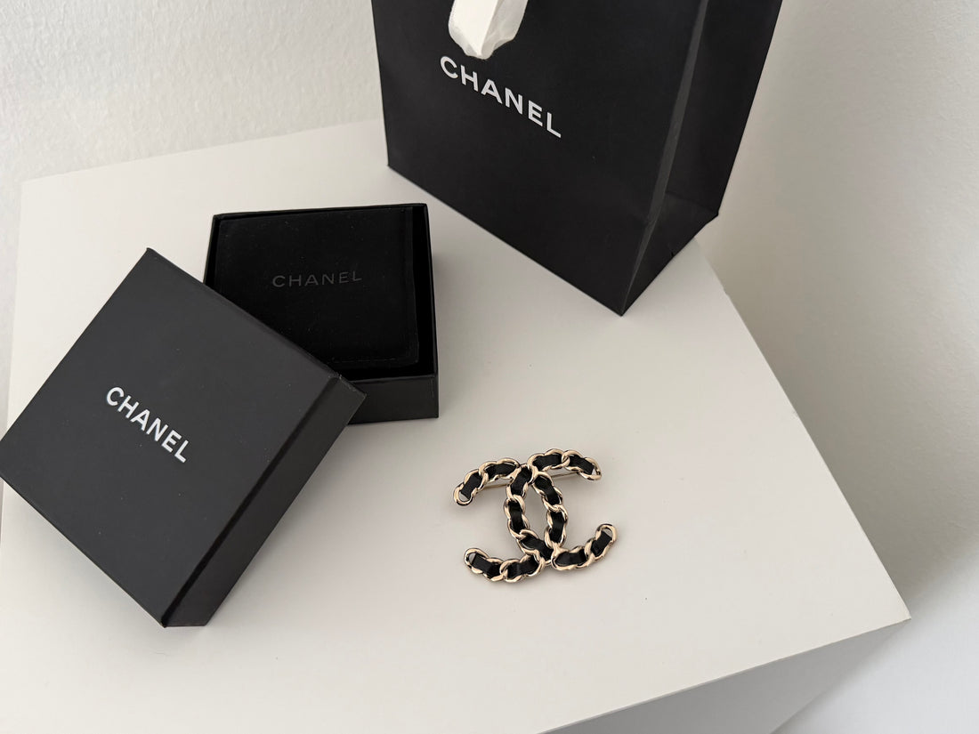 Chanel CC Logo Brooch