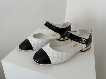 Chanel Mary Jane Ballerinas 37