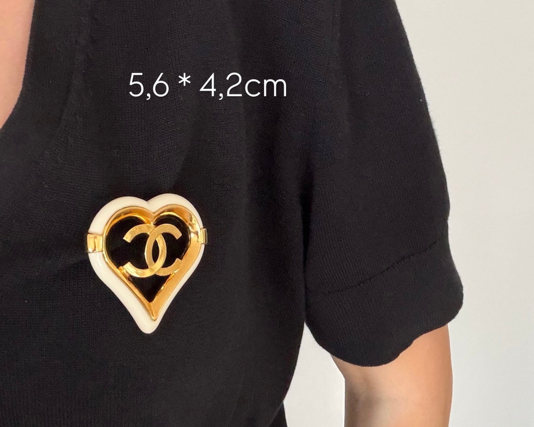 Chanel Heart Pin